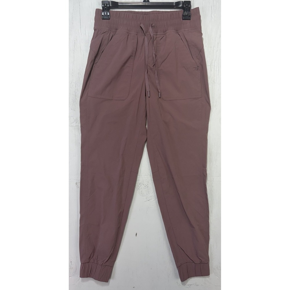 Womens Eddie Bauer Travex Pants Size 2 Joggers Draw String Elastic Waist Pink